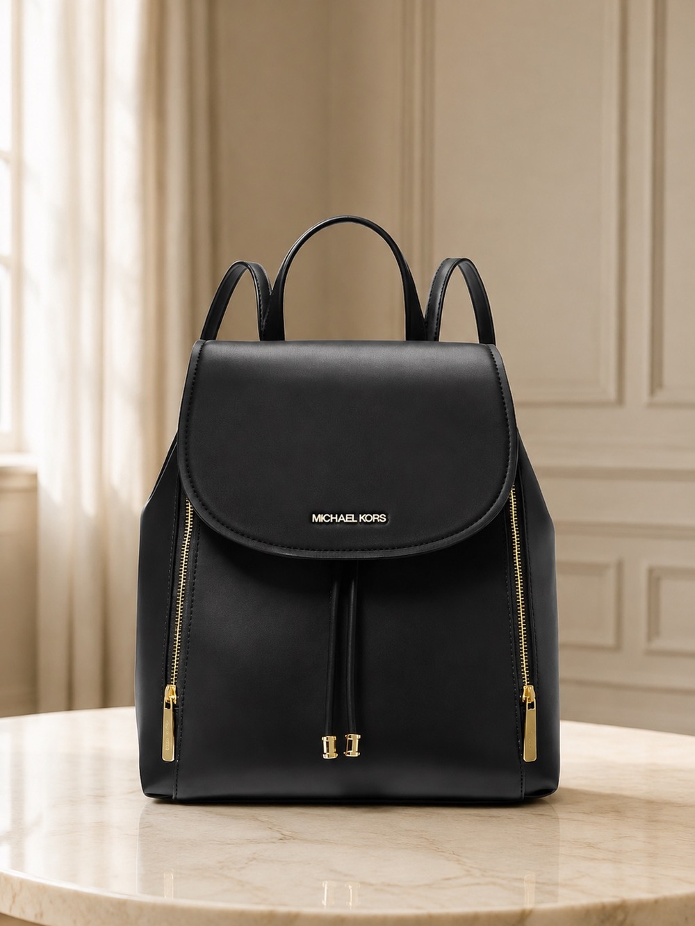 Michael Kors Black Backpack